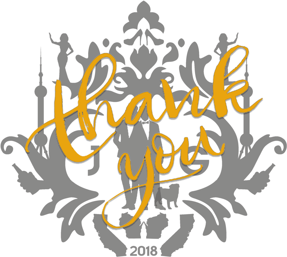 J&g Thank You - Calligraphy (1000x937), Png Download