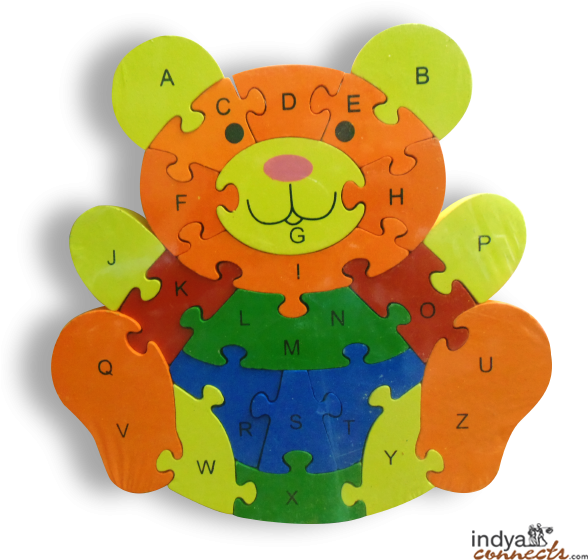 Wooden Blocks - 16 Parçali Yapboz (600x600), Png Download