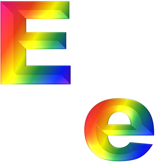 Free Image On Pixabay Letter E D - Chữ E In Hoa (561x720), Png Download