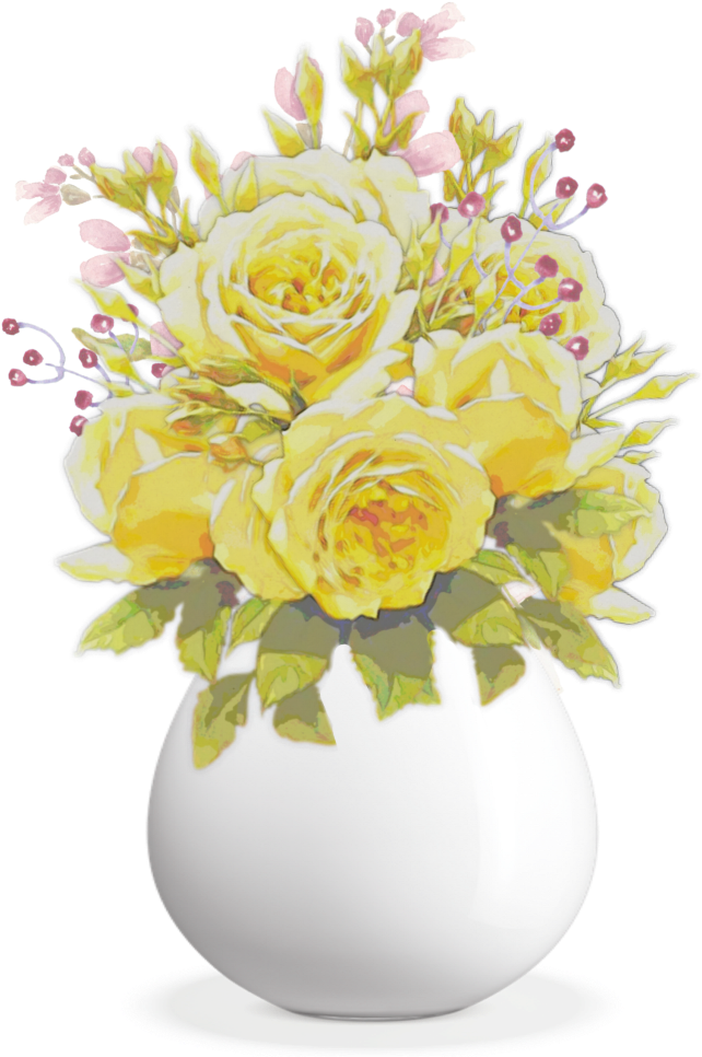 Flowers Sticker - Garden Roses (1024x1024), Png Download