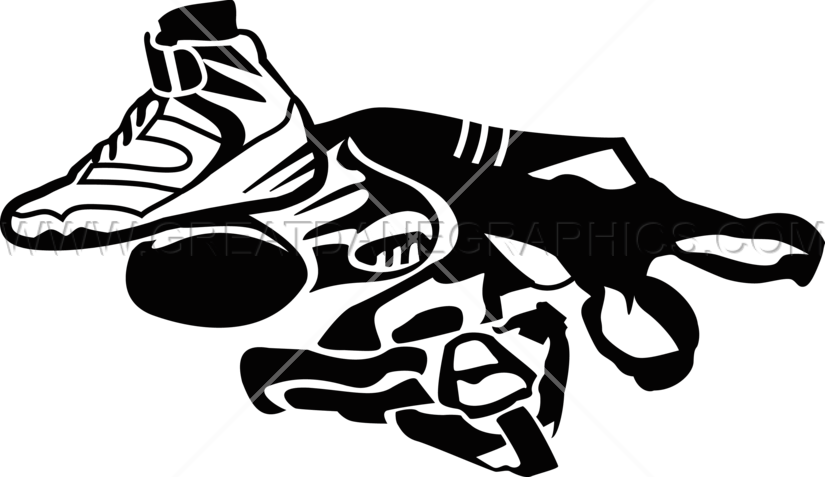 Wrestling Boxing Shoe - Wrestling Gear Clipart (825x477), Png Download