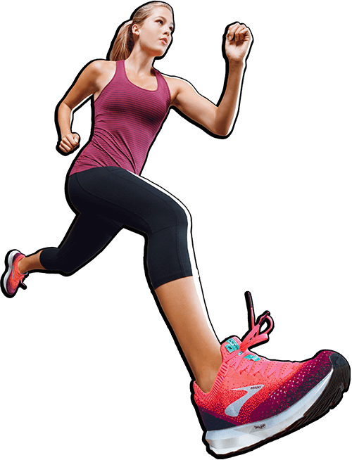 Girl Running In Levitate 2 With Dna Amp - Aerobic Exercise (500x654), Png Download