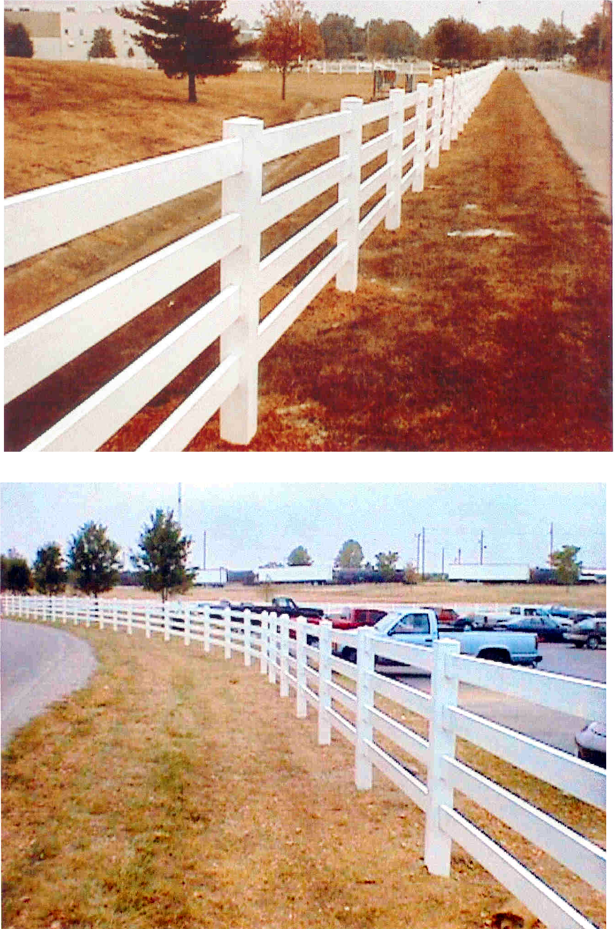 Vinyl Farm Plank - Split-rail Fence (2400x3300), Png Download