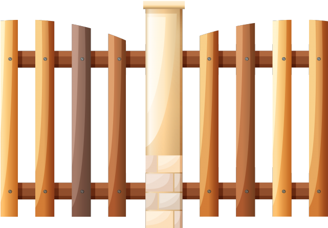 Ground Clipart Fence Farm - Wooden Barricade (640x480), Png Download