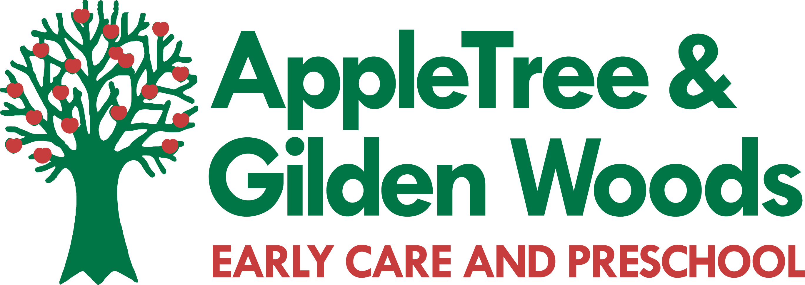 Appletree & Gilden Woods Logo (2737x971), Png Download