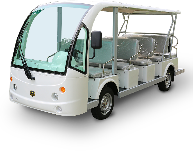 14 Seat Electric Tour Buses Dn-14 With Ce Certificate - Bus (750x750), Png Download