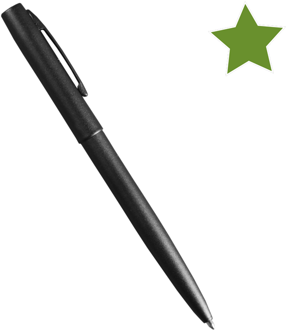No 97 Black Metal Clicker Pen Black Ink - Rite In The Rain Pen (700x700), Png Download