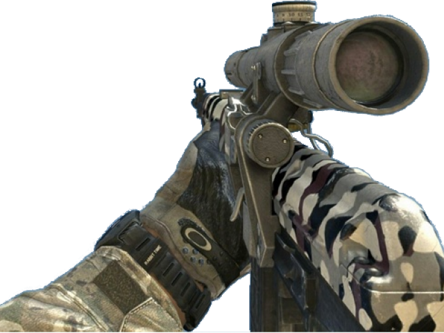 Call Of Duty Clipart Transparent - Call Of Duty Gun Transparent (640x480), Png Download