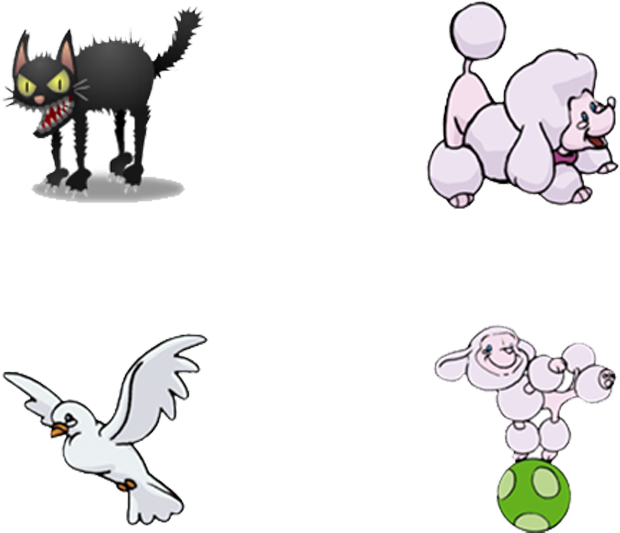 Hand Drawn Cute Animal Icons - Icon (1024x600), Png Download