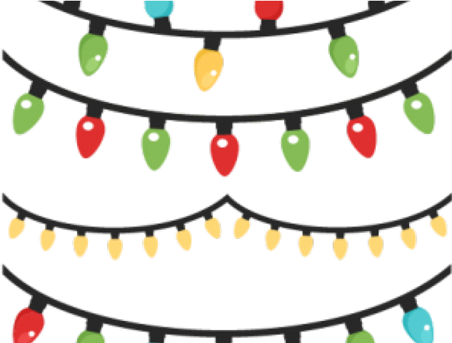 Christmas Lights Clipart Circle Png - Christmas Lights (640x480), Png Download