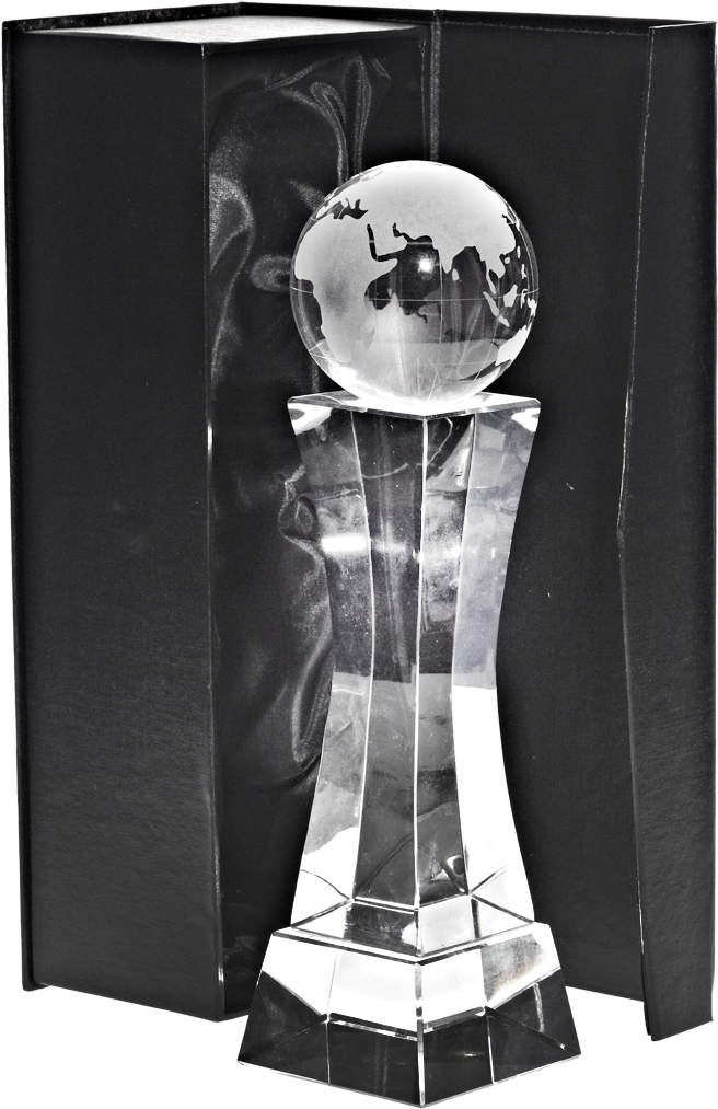 360 Glass Trophy Alya Pokal, 24,5cm , Transparent, - Monochrome (1200x1200), Png Download