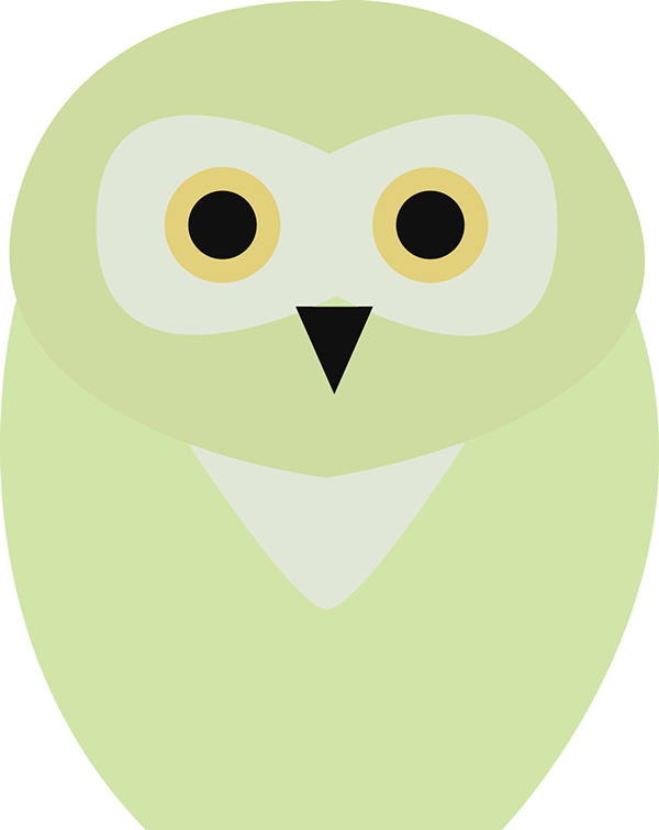 Cute Animals - Owl (600x755), Png Download