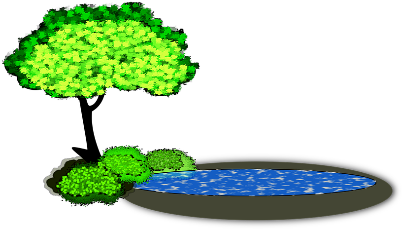 Lily Pad X Dumielauxepices - ภาพ เวก เตอร์ ต้นไม้ (960x484), Png Download