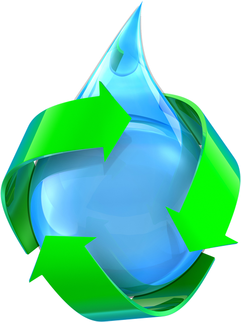 Serrano Irrigation - Recycled Water - Recycle Water Symbol (576x720), Png Download