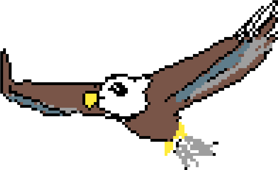 Bald Eagle Flying In Mid Air - Eagle (1200x1200), Png Download