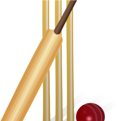 Cricket Ball Clipart Fire - Clipart Cricket The Sport (640x480), Png Download
