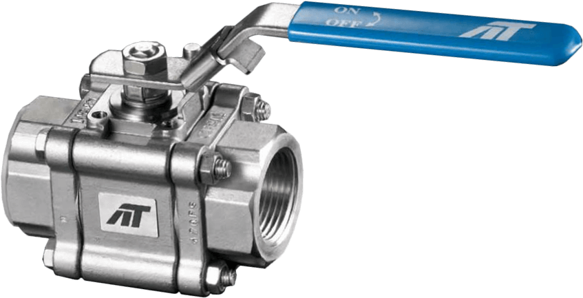 A T Controls Firesafe 3 Piece Manual Ball Valve, F83 - Film Camera (869x447), Png Download
