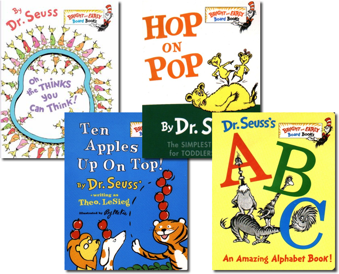 Dr Seuss Books (792x576), Png Download
