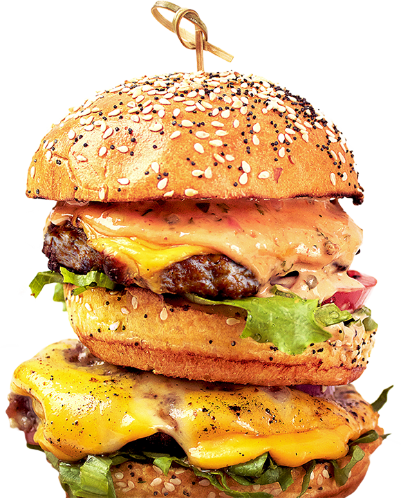 Mix & Match Gourmet Burger - Burger Big Match (580x720), Png Download