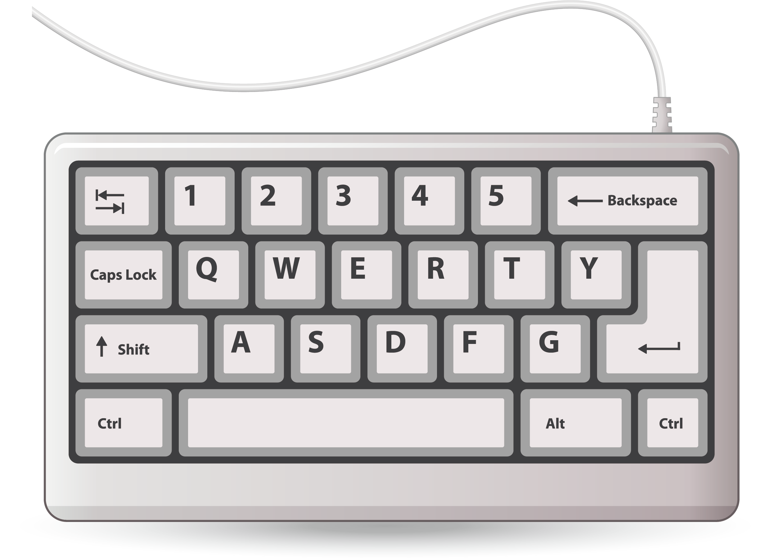 Computer keyboard , black keyboard transparent background PNG clipart