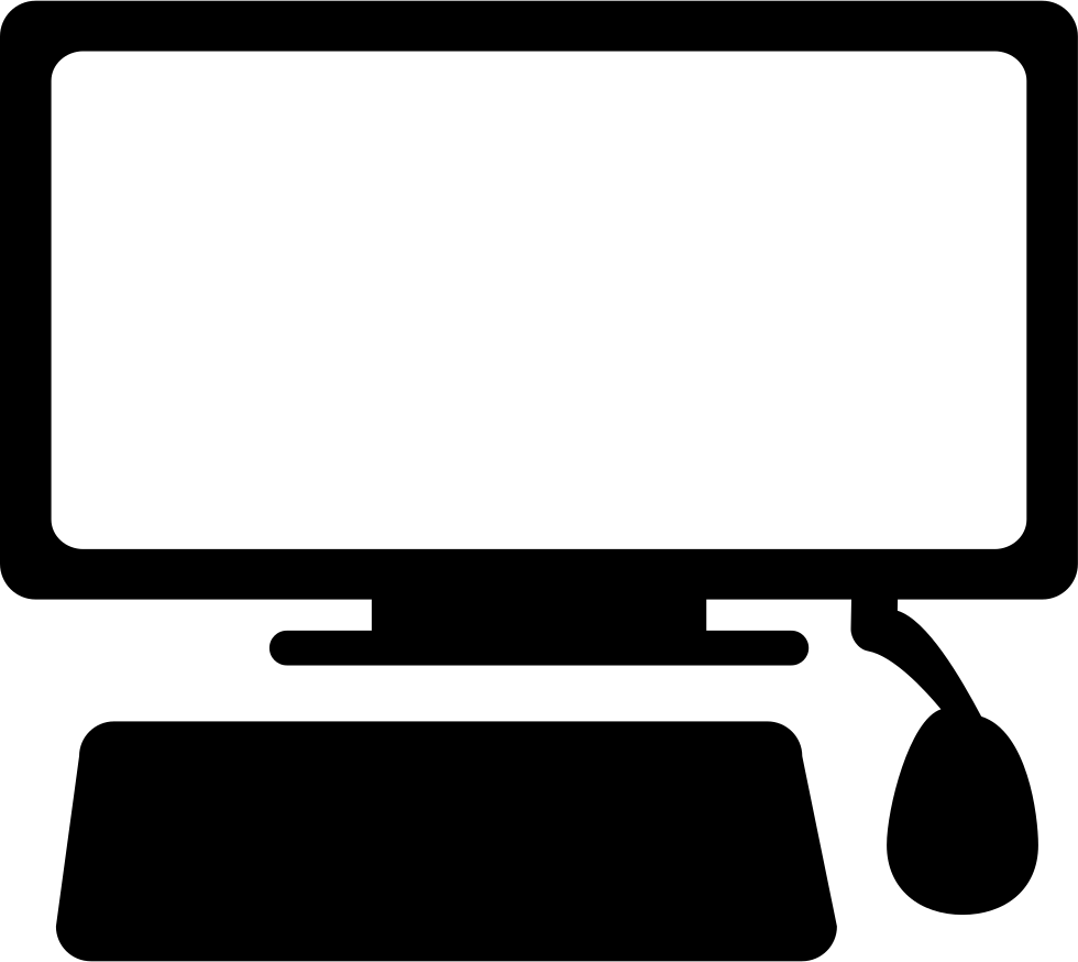 Monitor Keyboard And Mouse Comments - Computer And Mouse Png (980x874), Png Download