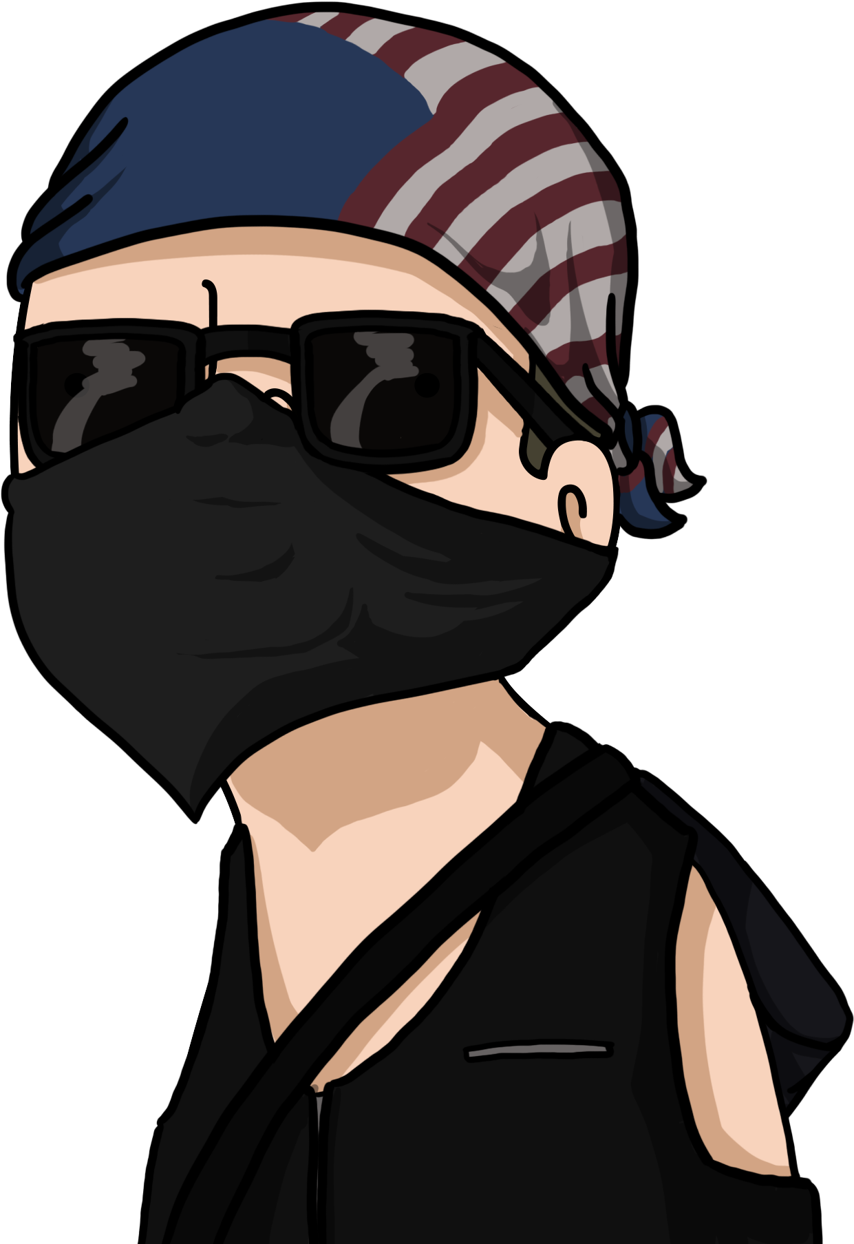 Terracid As Hackerman Thug - Wankul Terracid Thug (2000x2000), Png Download