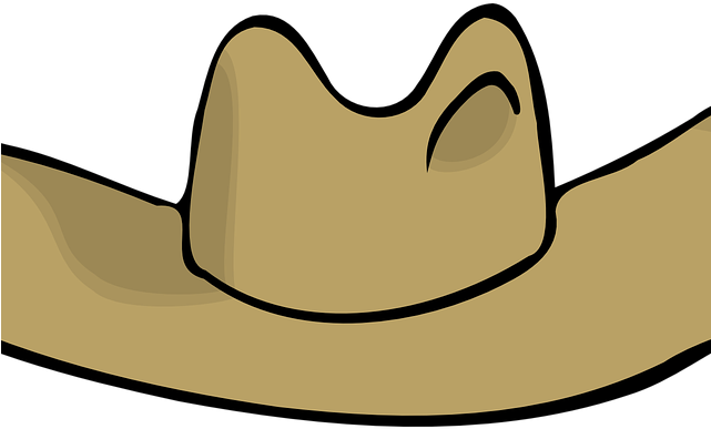 Safari Hat Png - Clip Art Cartoon Cowboy Hat (640x480), Png Download