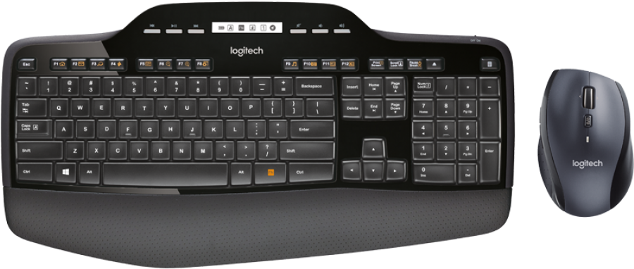 Logitech Keyboard Mouse - Logitech Mk710 (900x900), Png Download