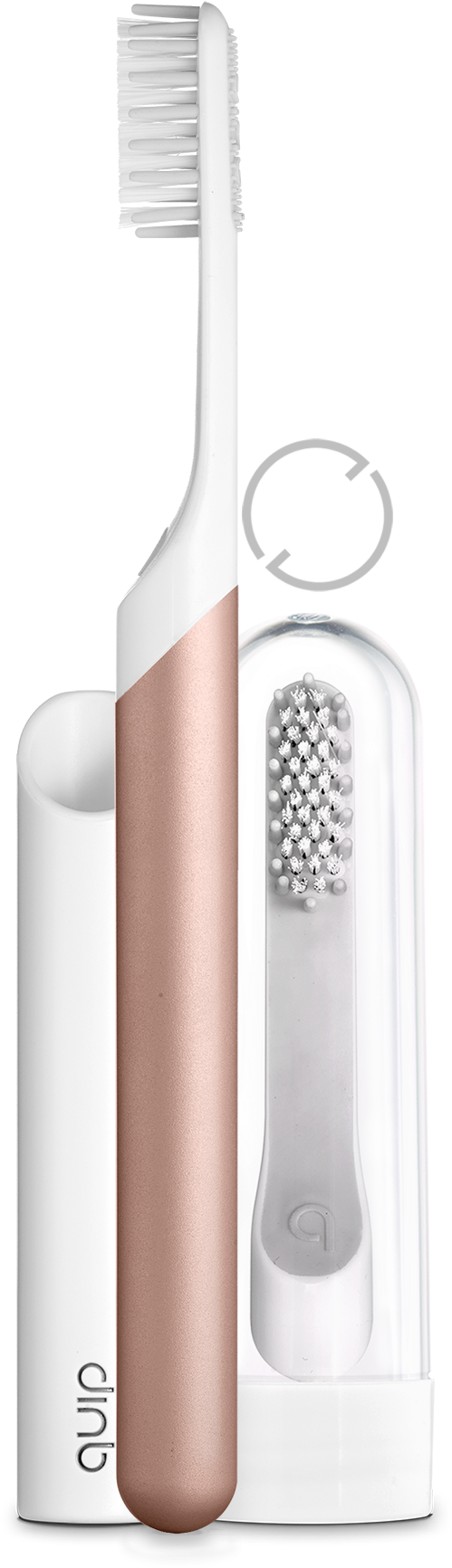 quip toothbrush rose gold