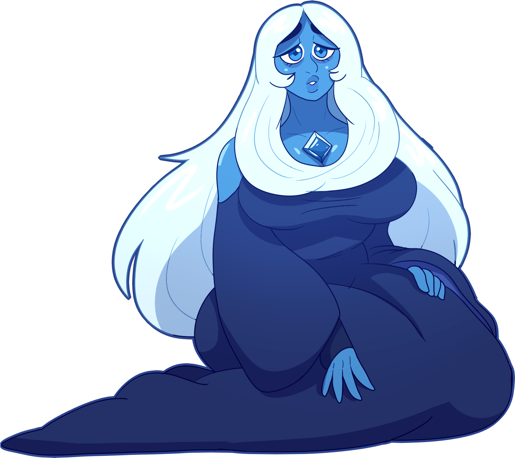 Blue Diamond - Illustration (1793x1642), Png Download