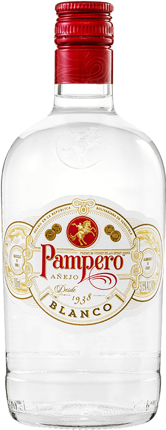Pampero Blanco - Glass Bottle (900x900), Png Download