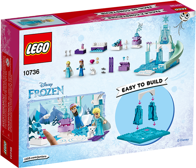 10736 Lego® Juniors Anna & Elsa's Frozen Playground - Lego Elsa (1000x750), Png Download
