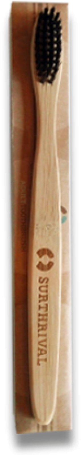 Surthrival Natural Bamboo Toothbrush Surthrival Natural - Eye Liner (2048x2048), Png Download