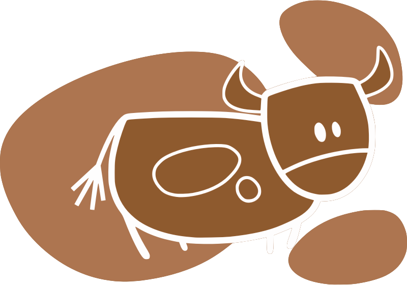 Chocolate Milk Symbol Cartons - Cartoon (800x560), Png Download