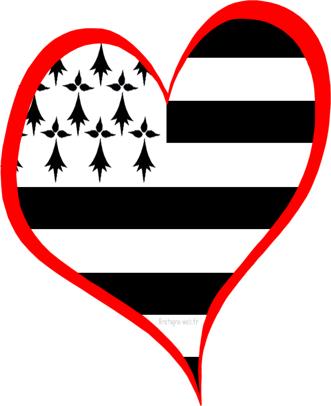 Coeur De Breizh - Emblem (1079x1322), Png Download