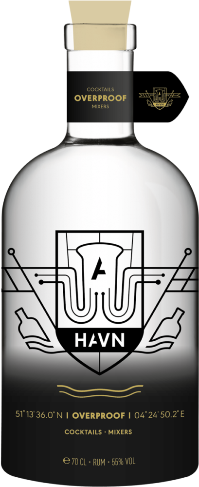 Havn Spirits Rum Overproof Bottle - Havn Rum (597x1024), Png Download