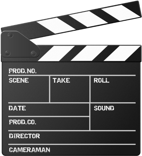 Clapperboard Sticker - Graphic Design (1024x1024), Png Download