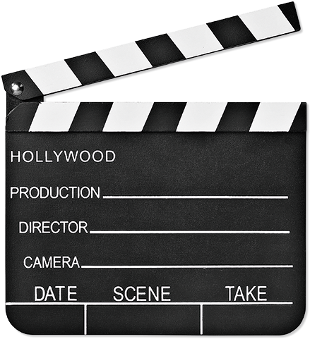 Clapperboard For Aspiring Spielbergs - Film (1200x1024), Png Download