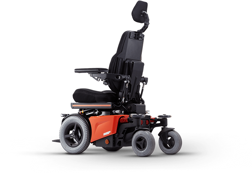 This, Combined With The Compact Size Of The Evo And - Motorized Wheelchair (910x870), Png Download