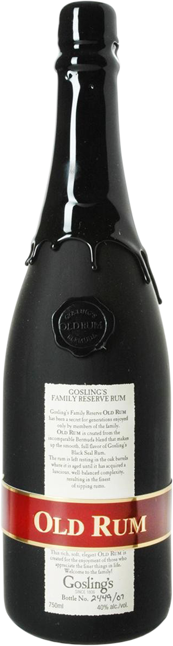 Goslings Old Rum Png (752x2240), Png Download