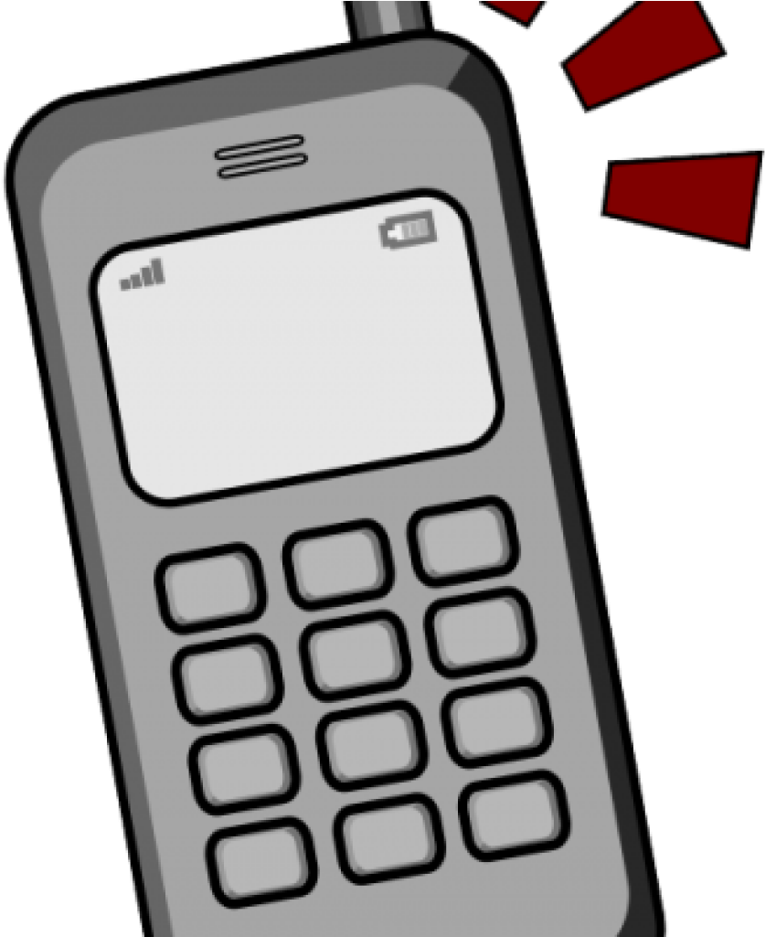 Download Cell Phones Clipart 19 Ringing Cell Phone Image Royalty - Cellphone  Cartoons Png PNG Image with No Background 