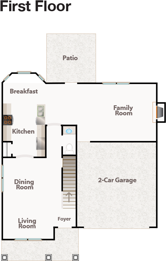 651 Pine Lilly Drive - Floor Plan (792x1224), Png Download