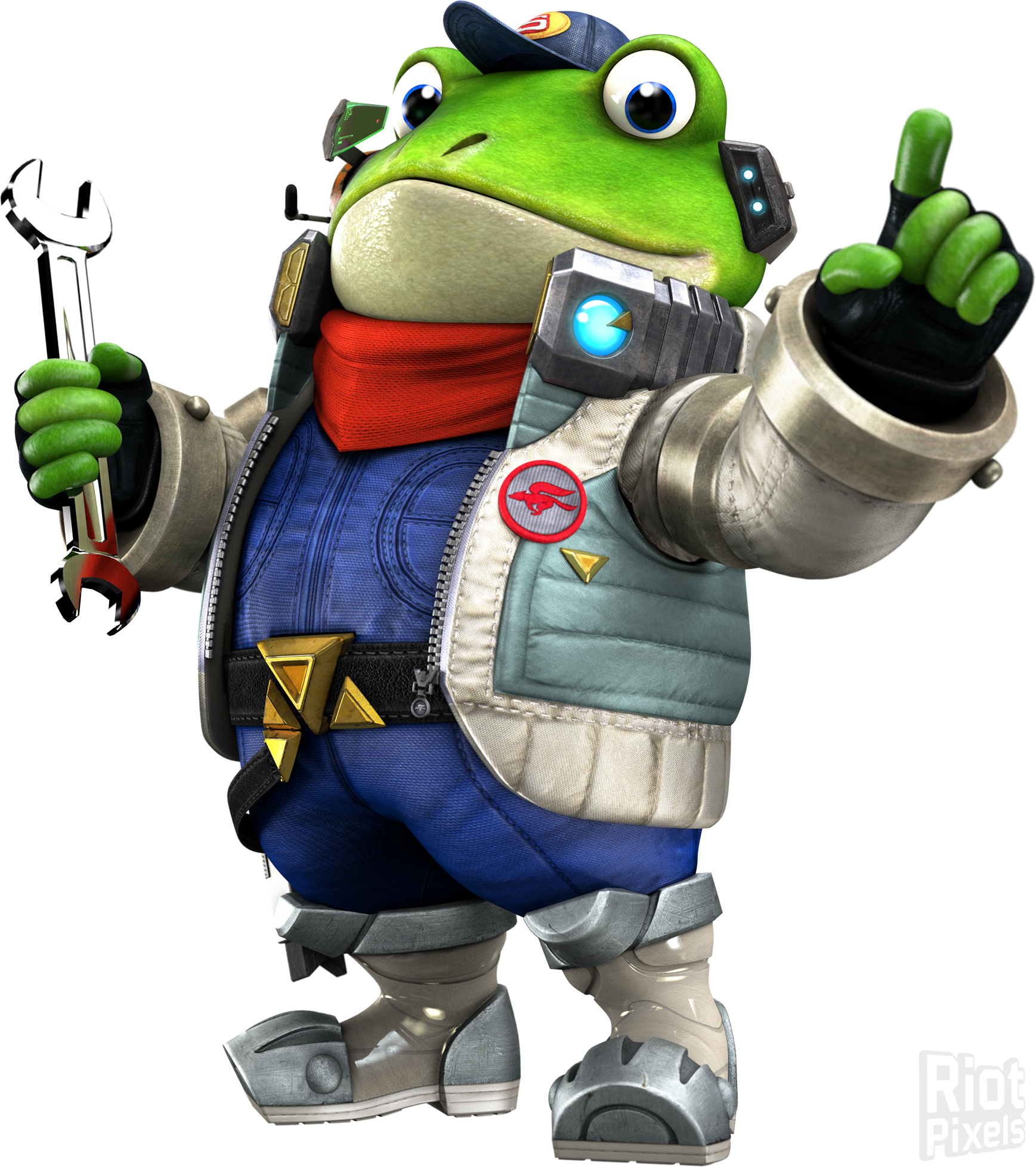 1737 × - Star Fox Zero Slippy Toad (1737x1956), Png Download