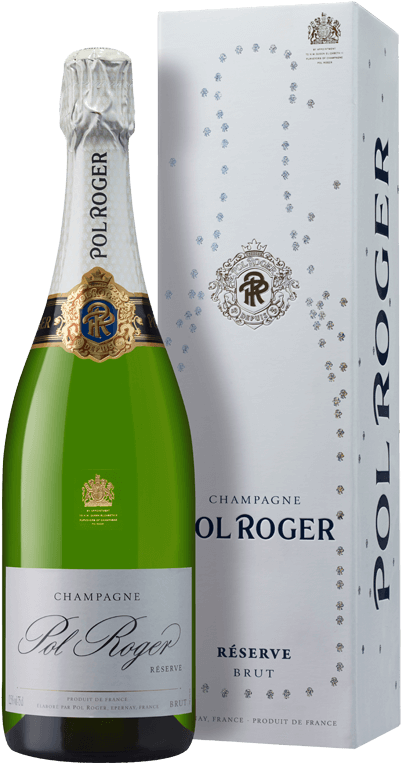 Champagne Pol Roger Brut Réserve Nv - Champagne Pol Roger Brut Réserve (437x800), Png Download