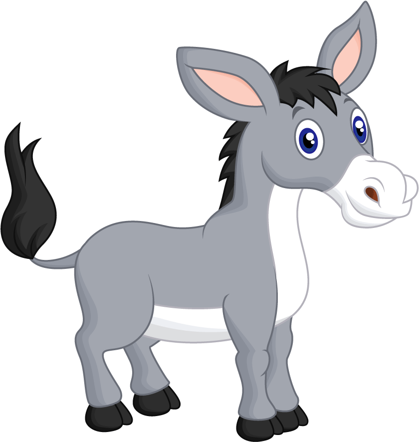 Download Mule Clipart Transparent - Farm Animals Vector PNG Image with No  Background 