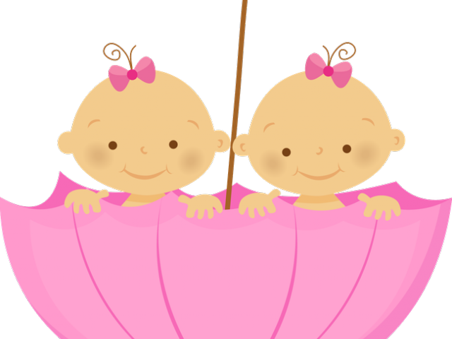Twins Cliparts - Congratulations For Twins Baby Girl (640x480), Png Download