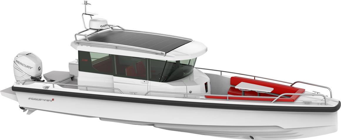 Ax28 2018 Cabin - Axopar 28 Cabin (1160x477), Png Download