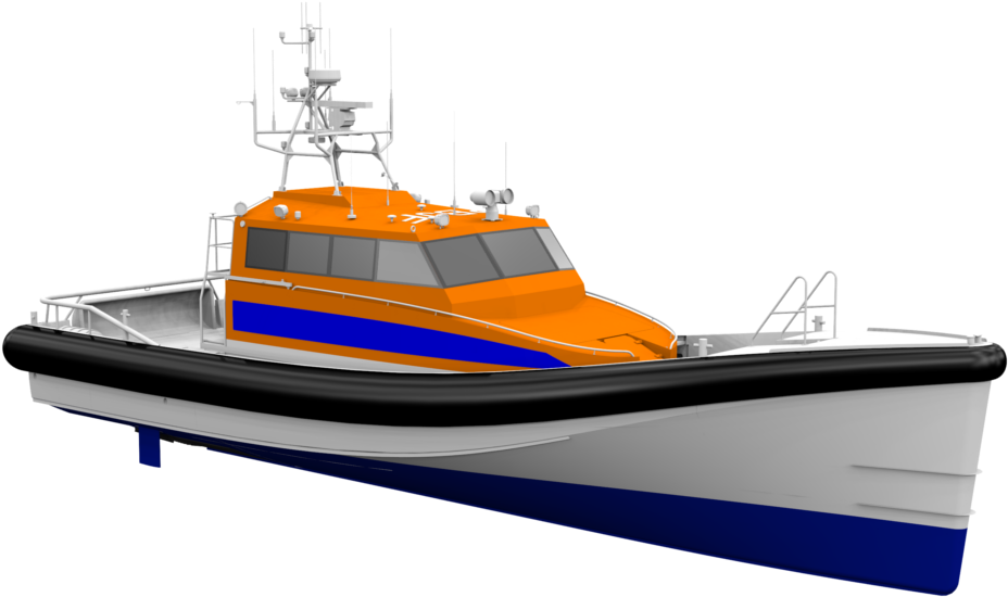 This Boat Was Developed In Close Cooperation With Knrm, - Barco De Busqueda Y Rescate (1300x575), Png Download