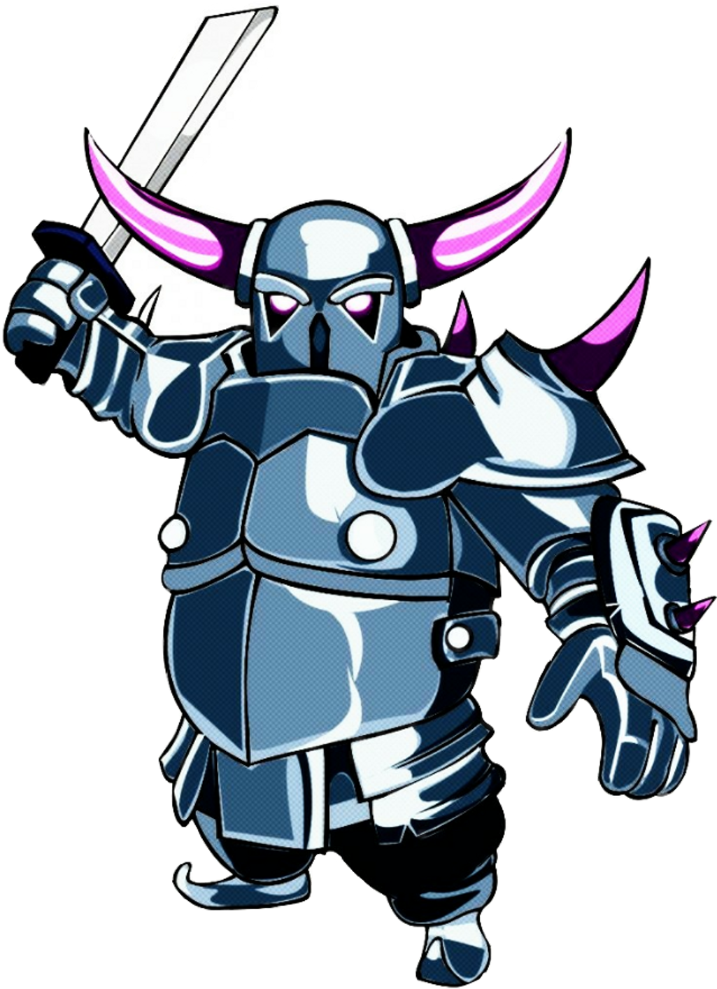 Pekka Sticker - Clash Royale (1024x1420), Png Download