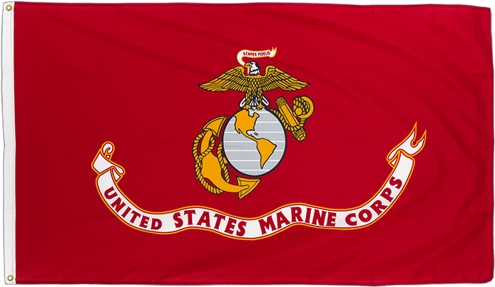 Premium Flag Us Marine Corps (750x491), Png Download